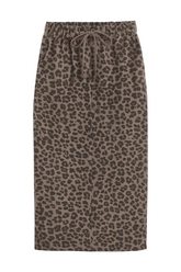 Mirakel maxinederdel med leopard print - Ingen returret